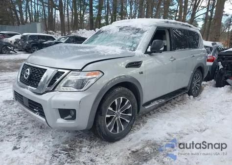 2018 Nissan Armada Sl z USA, uszkodzony, nr VIN JN8AY2NC8J9553458